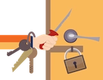 Låst dør