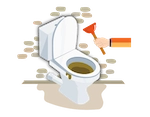 Medium afstopning (toilet, afløb, kloak)