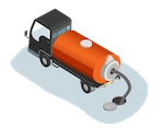 Septic tank emptying 